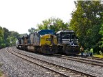 CSX 697 and NS 2758